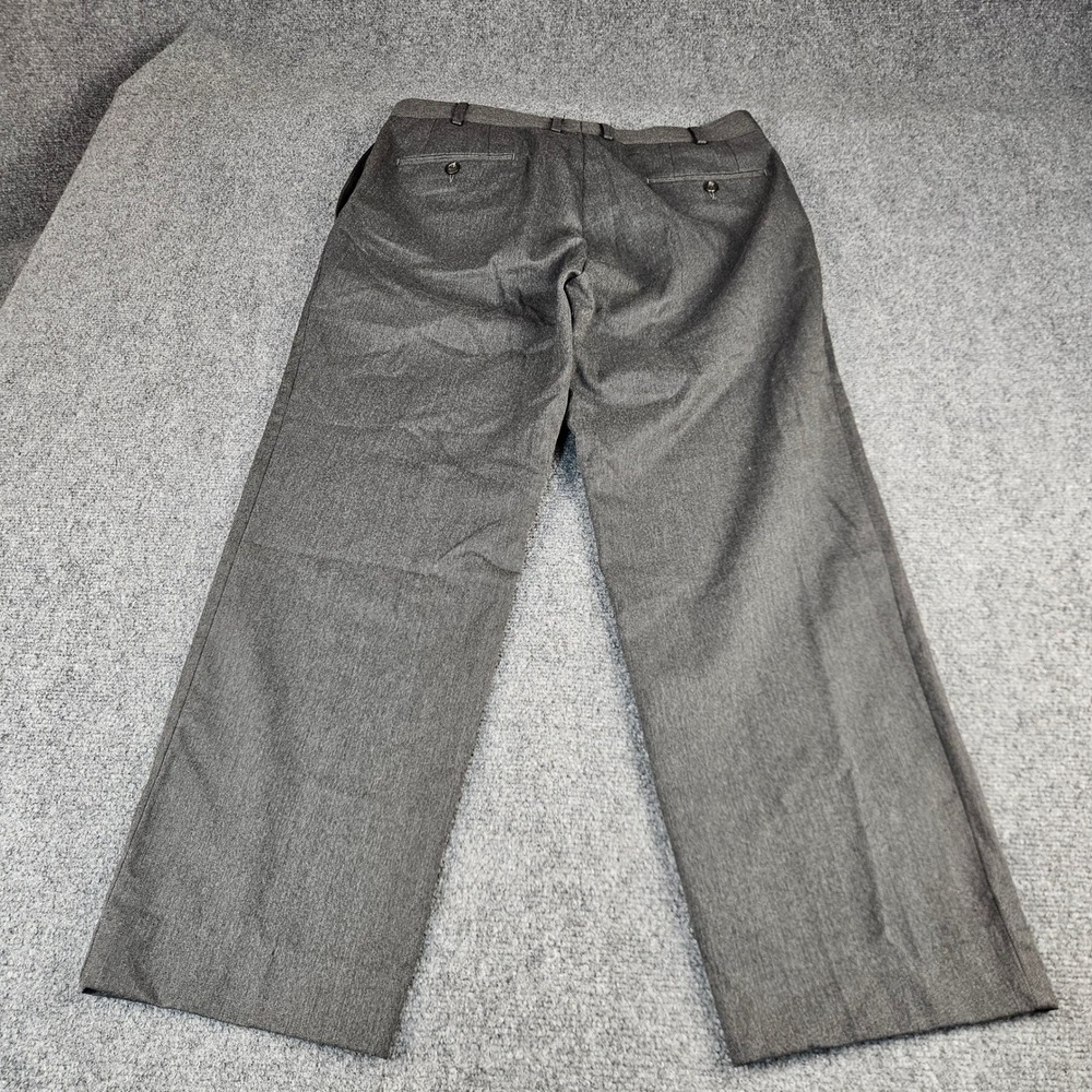 Lauren Ralph Lauren Mens Gray Dress Pants 36W x 32L Flat Front Straight Leg - Picture 6 of 7